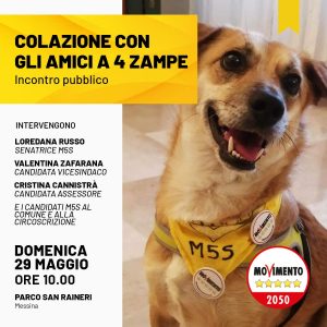 colazione con gli amici a 4 zampe