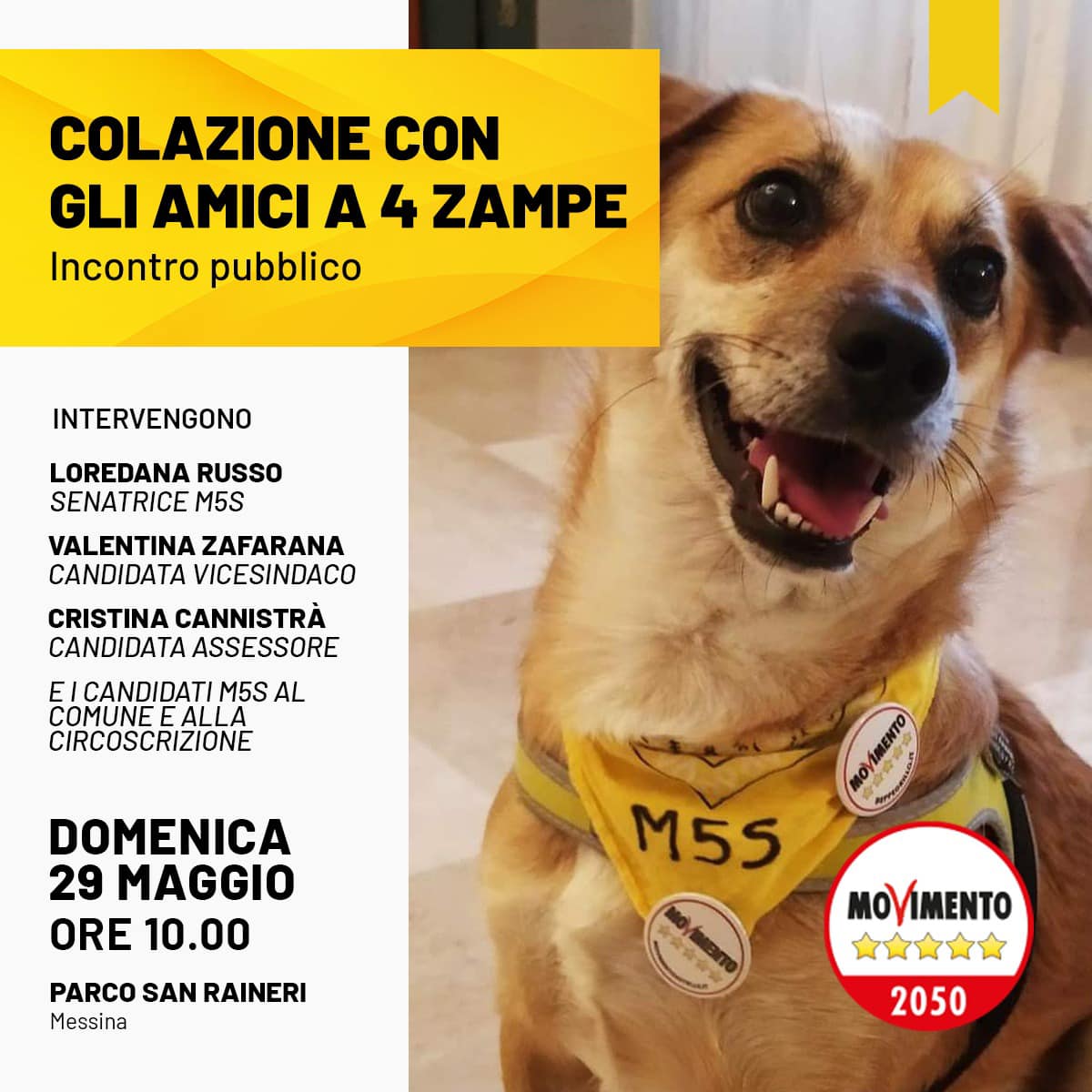 colazione con gli amici a 4 zampe