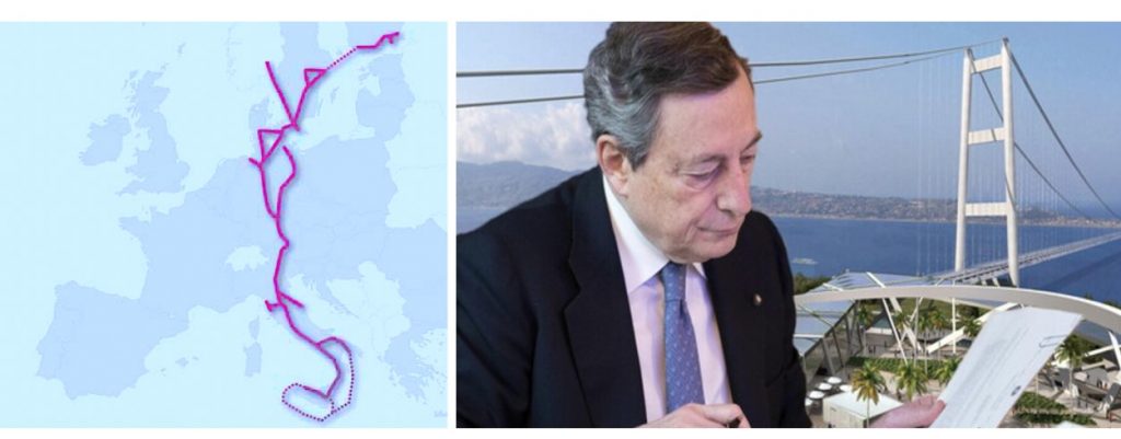 corridoio scandinavo mediterraneo ponte sullo stretto