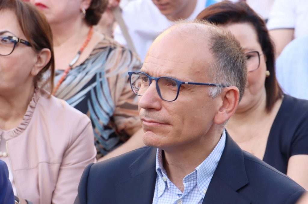enrico letta a messina