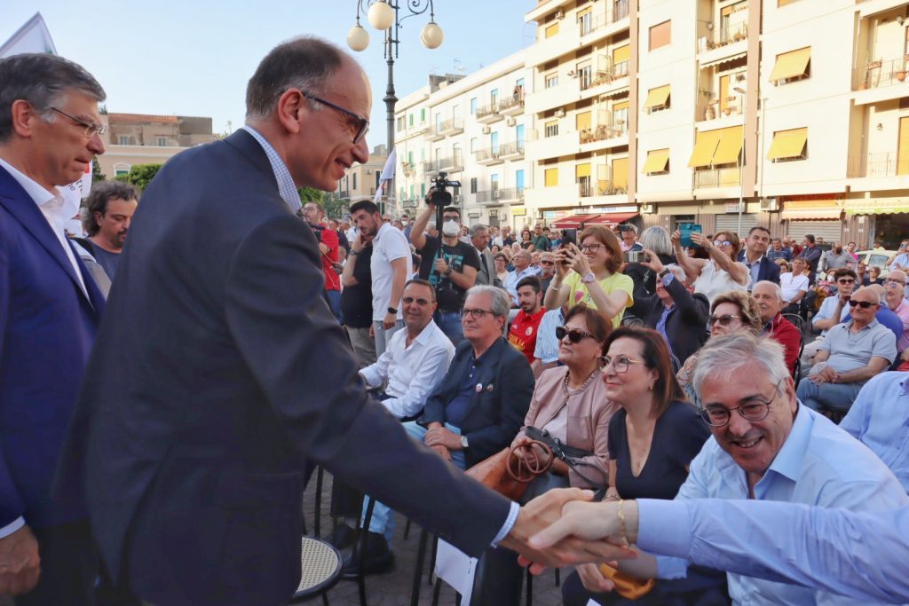 enrico letta a messina