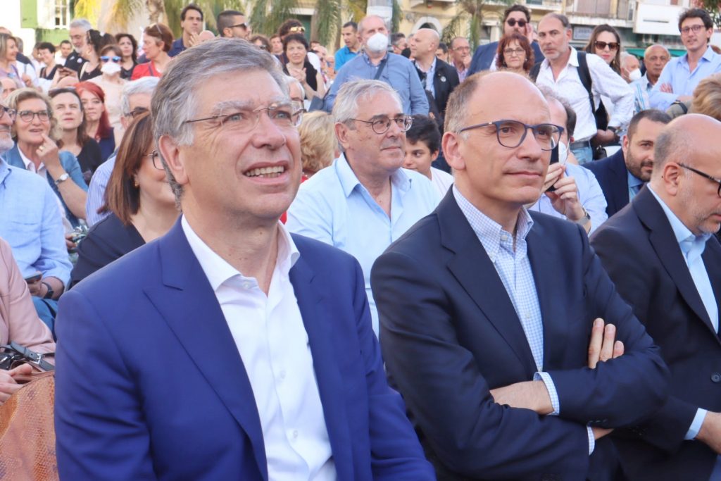 enrico letta a messina