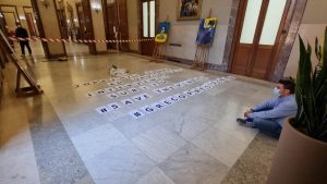 greco protesta palazzo zanca