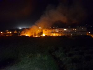 incendio rifiuti arghillà comparto 1