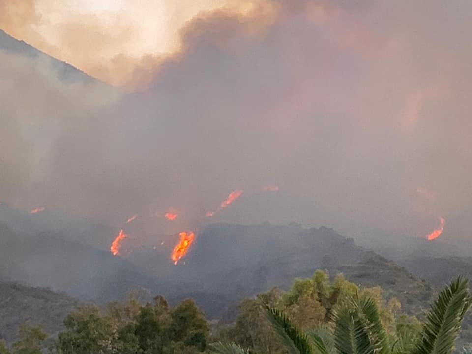 incendio stromboli 25-26 maggio