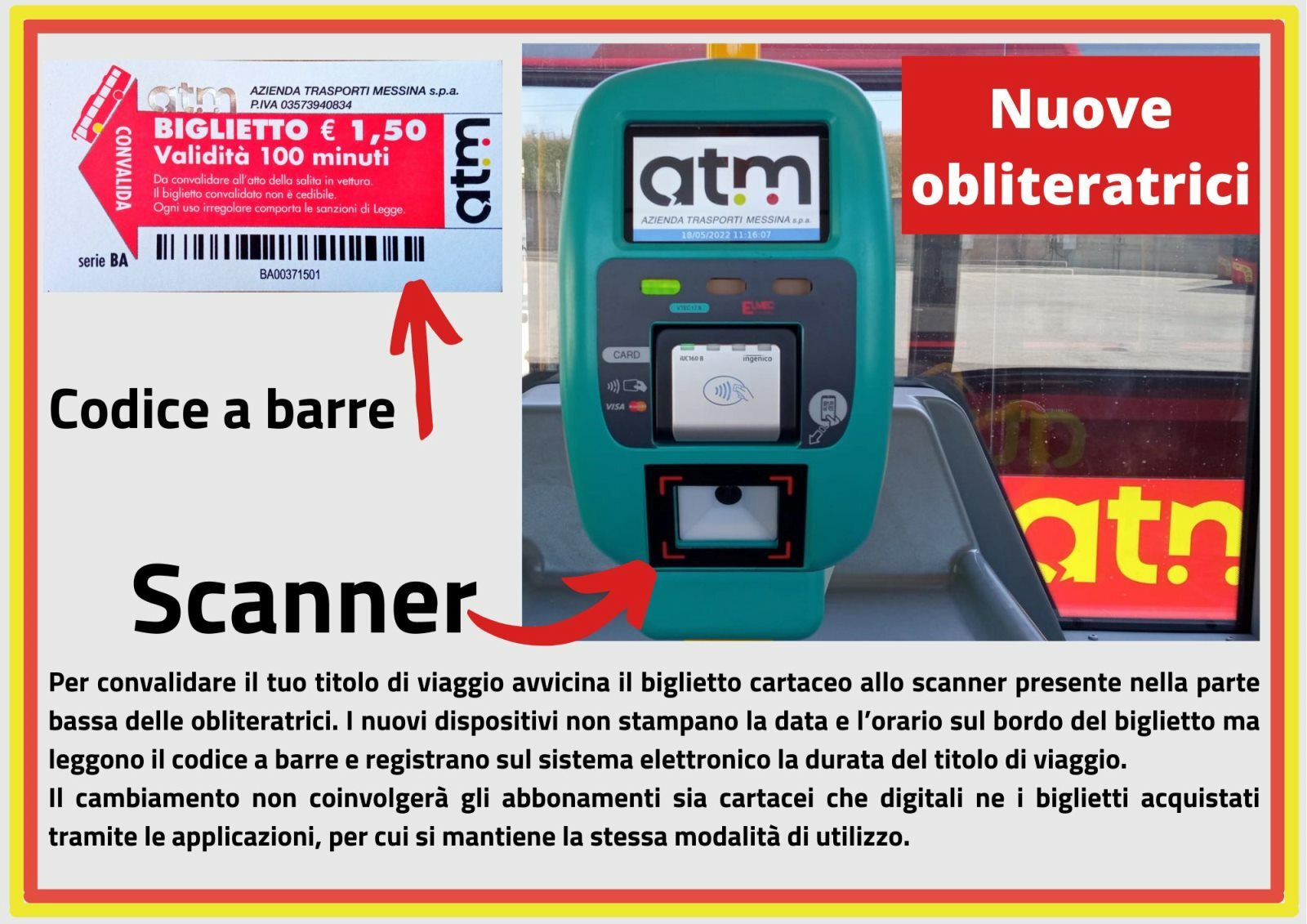 nuove obliteratrici atm