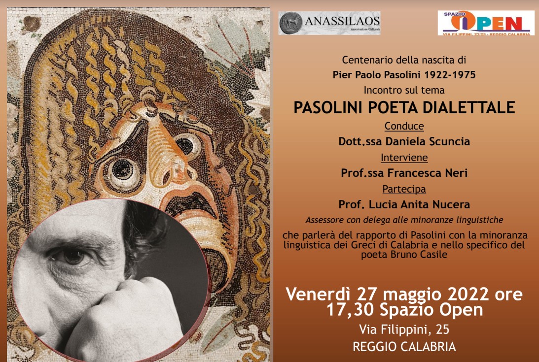 pasolini poeta dialettale reggio calabria