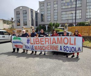 protesta mascherine italexit