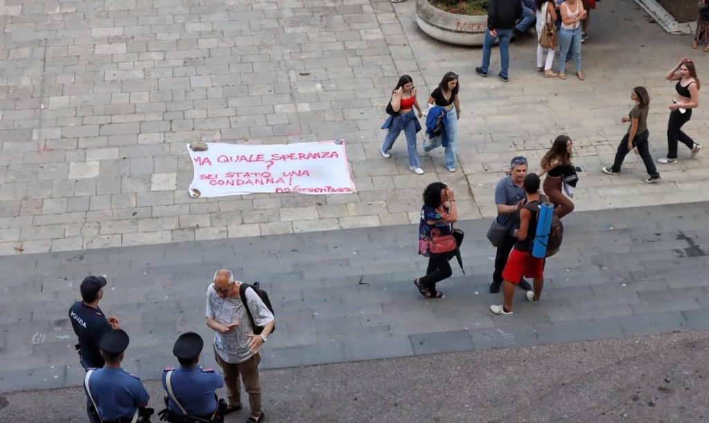 protesta no green pass messina