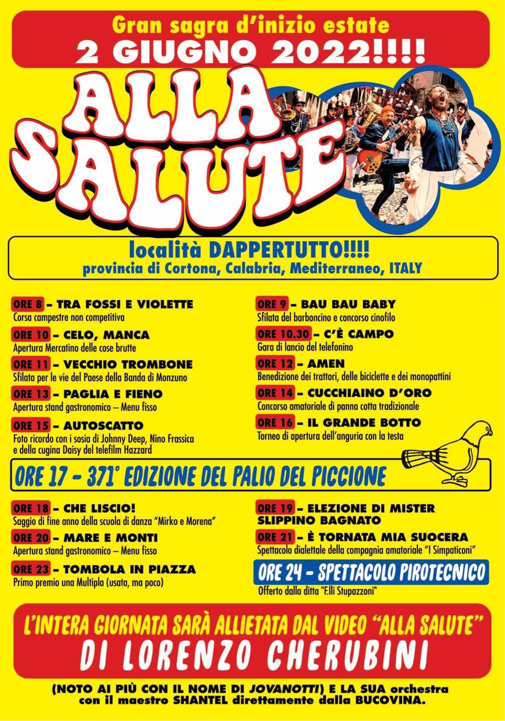 volantino jovanotti alla salute