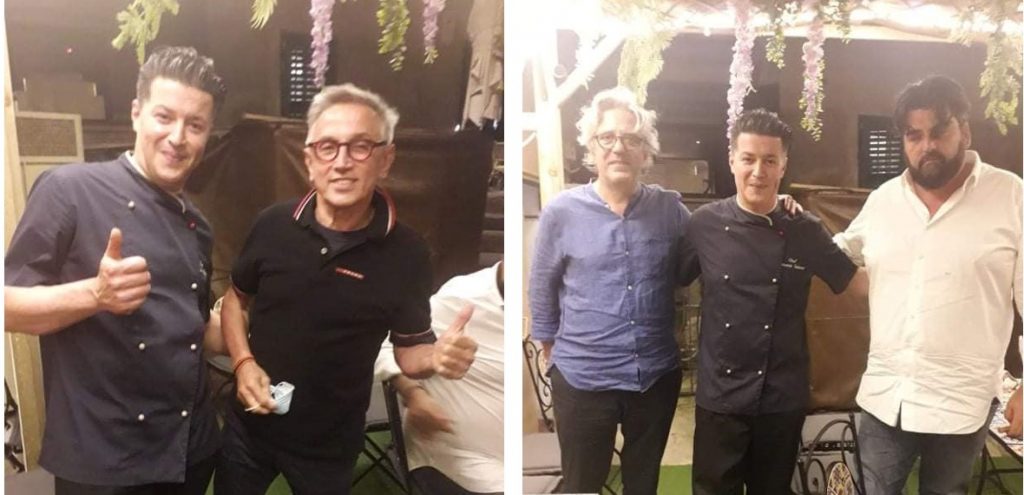 Bruno Barbieri, Antonino Cannavacciuolo e Giorgio Locatelli a tropea