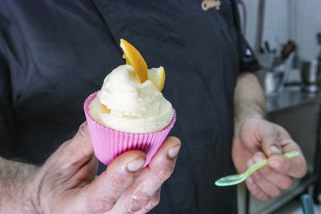 Cesare gusto sorbetto arancia belladonna