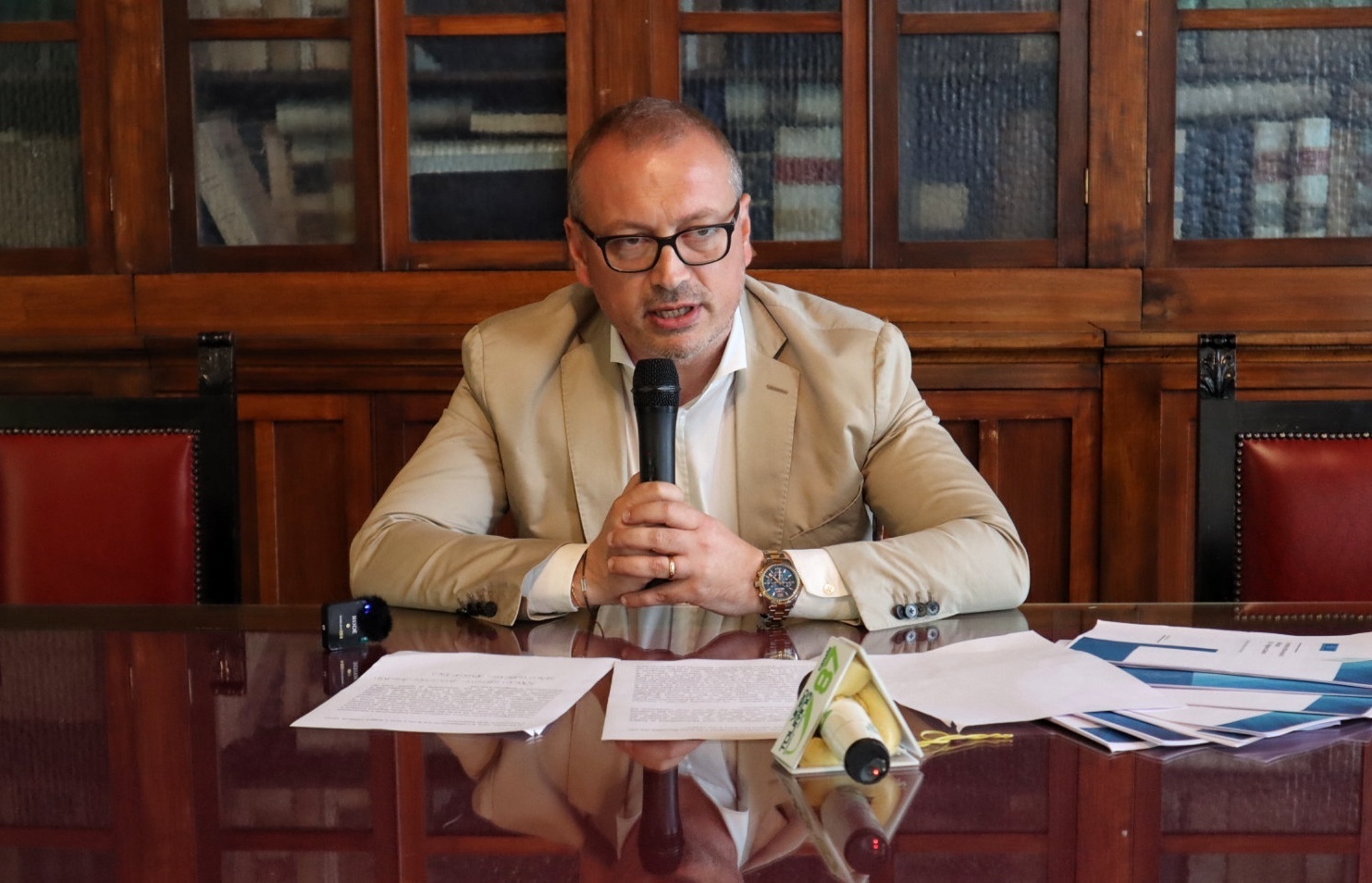 Conferenza stampa Versace Cis