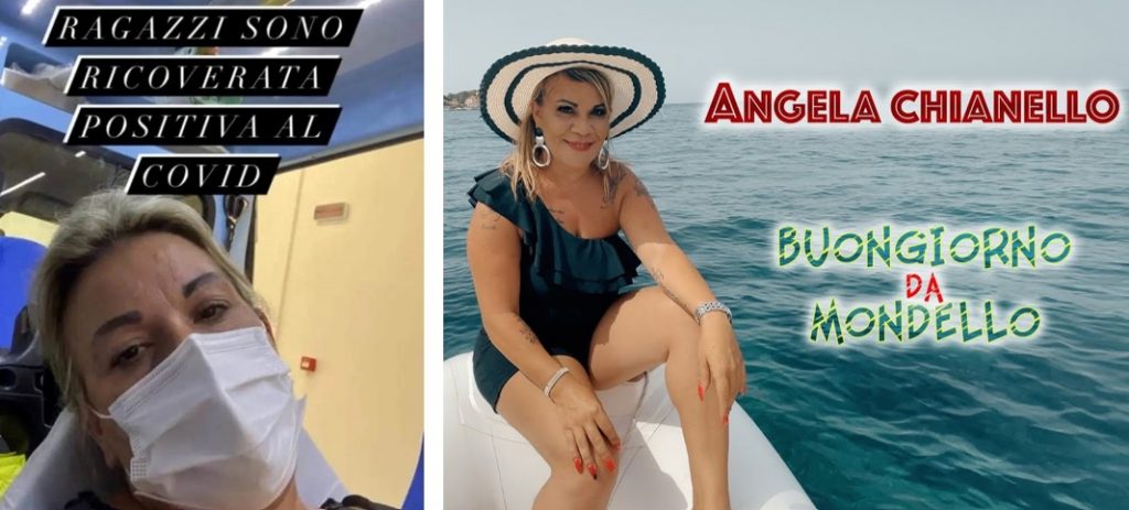 angela mondello ricoverata covid