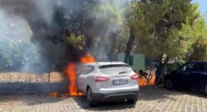 auto fiamme praia