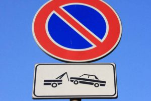 cartello rimozione forzata