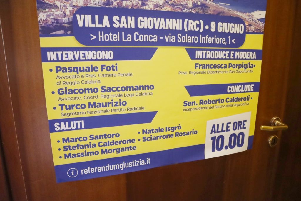 conferenza stampa referendum si giustizia calderoli