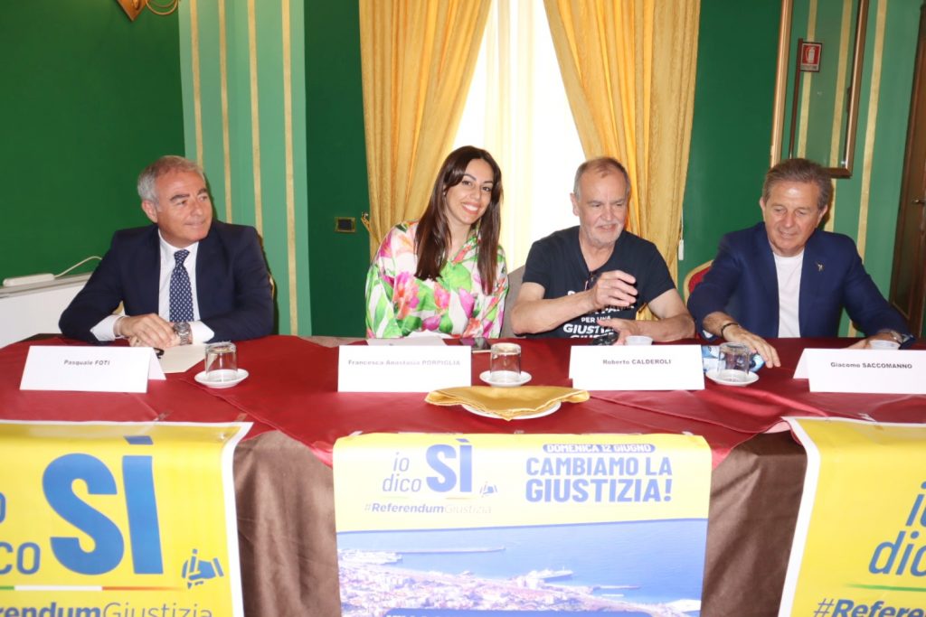conferenza stampa referendum si giustizia calderoli