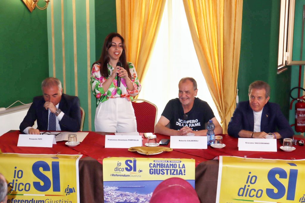 conferenza stampa referendum si giustizia calderoli