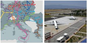 corridoio scan med aeroporto dello stretto
