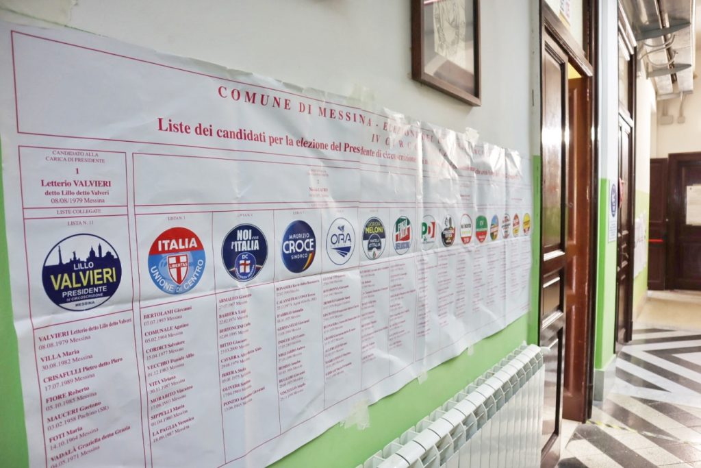 elezioni comunali 2022 messina