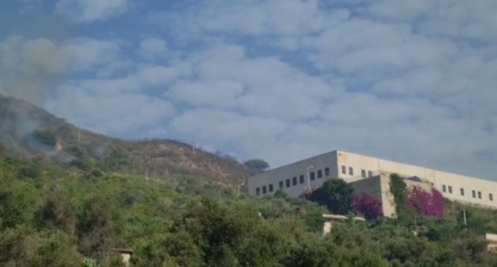 incendio impianto sezione di pace