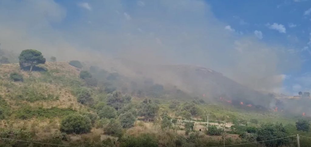 incendio impianto sezione di pace