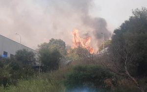 incendio impianto sezione di pace