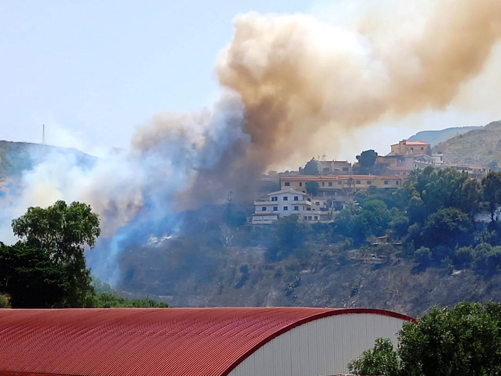 incendio morloquio 23 giugno