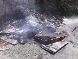 incendio rifiuti favazzina scilla