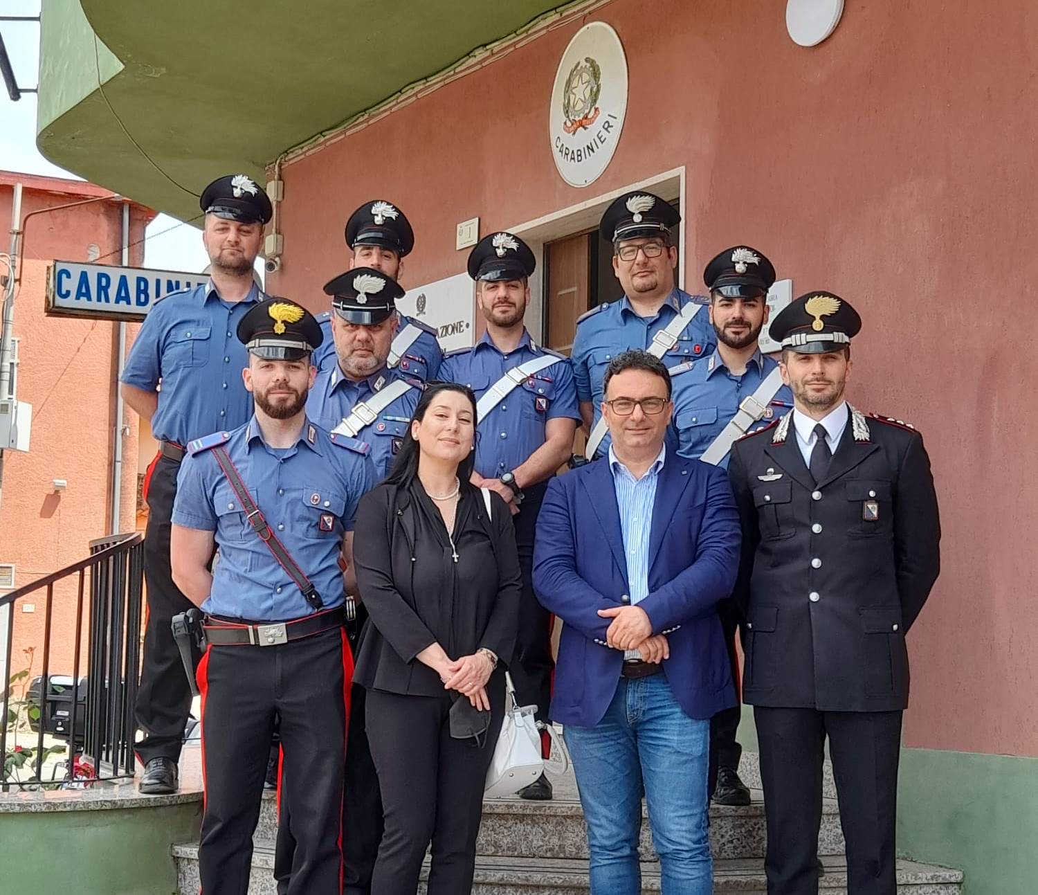 Il Senatore De Angelis e l'avv. Staropoli (ConDivisa) in visita ai