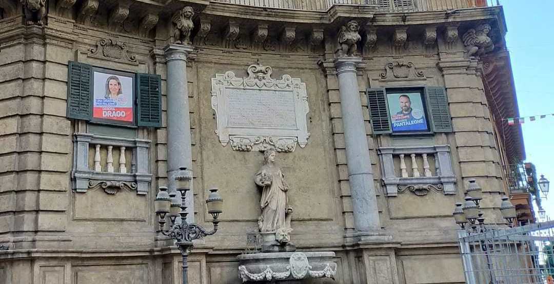manifesti elettorali quattro canti
