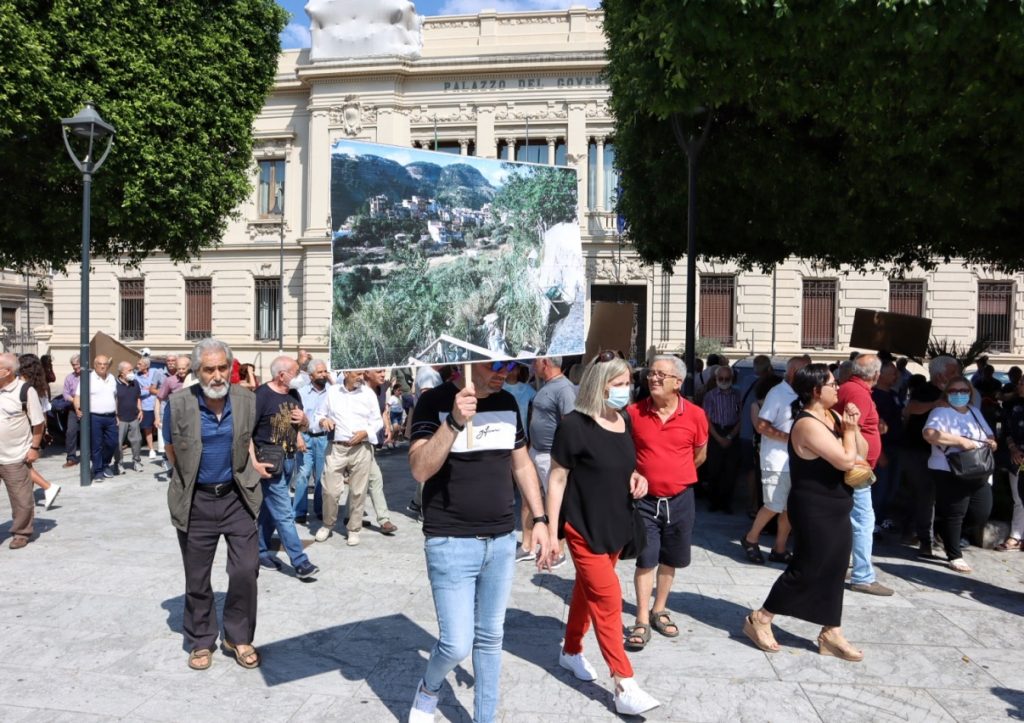 protesta cittadini mosorrofa