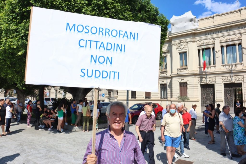 protesta cittadini mosorrofa