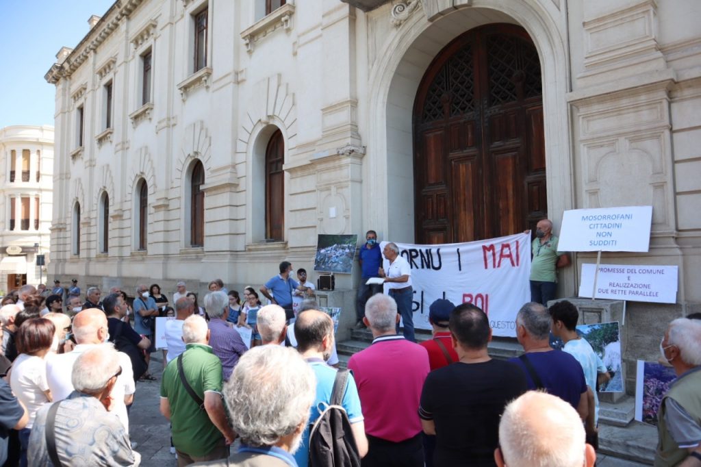 protesta cittadini mosorrofa