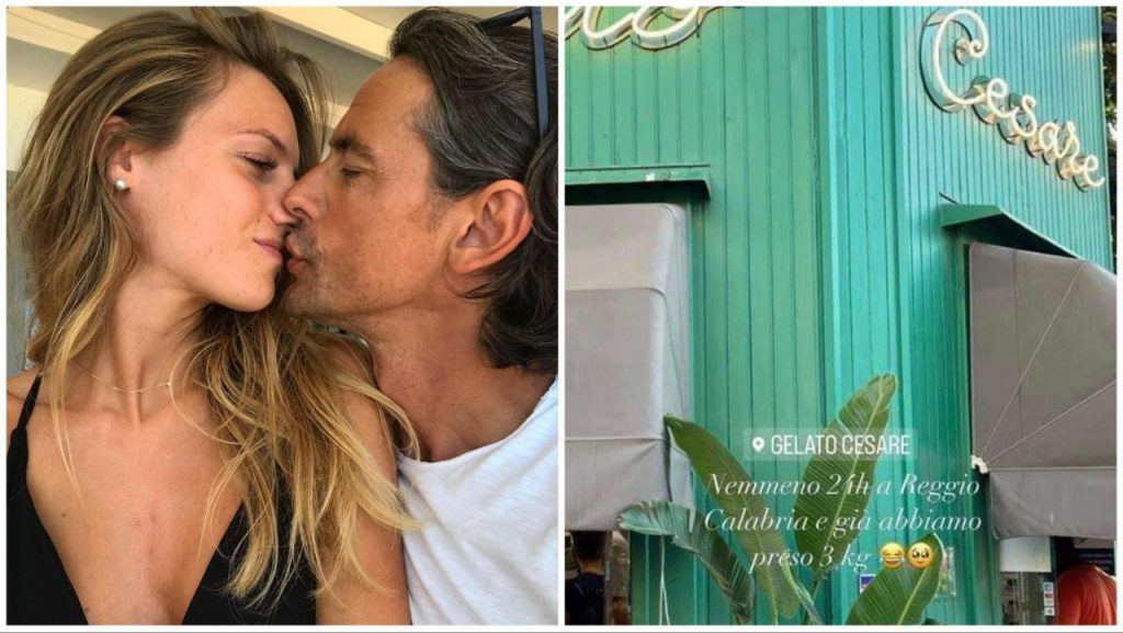 Angela Robusti compagna Pippo Inzaghi a Reggio Calabria