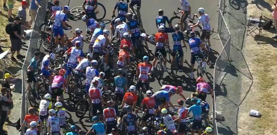 Caduta seconda tappa Tour de France