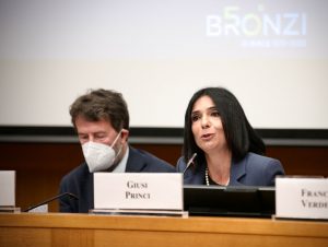 Conferenza Bronzi Roma Franceschini Princi