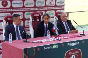 Conferenza presentazione Inzaghi-Reggina Saladini e Cardona
