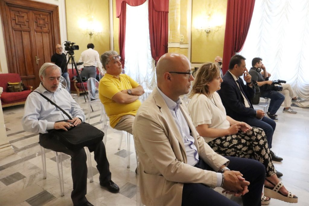 Conferenza stampa palazzo san giorgio