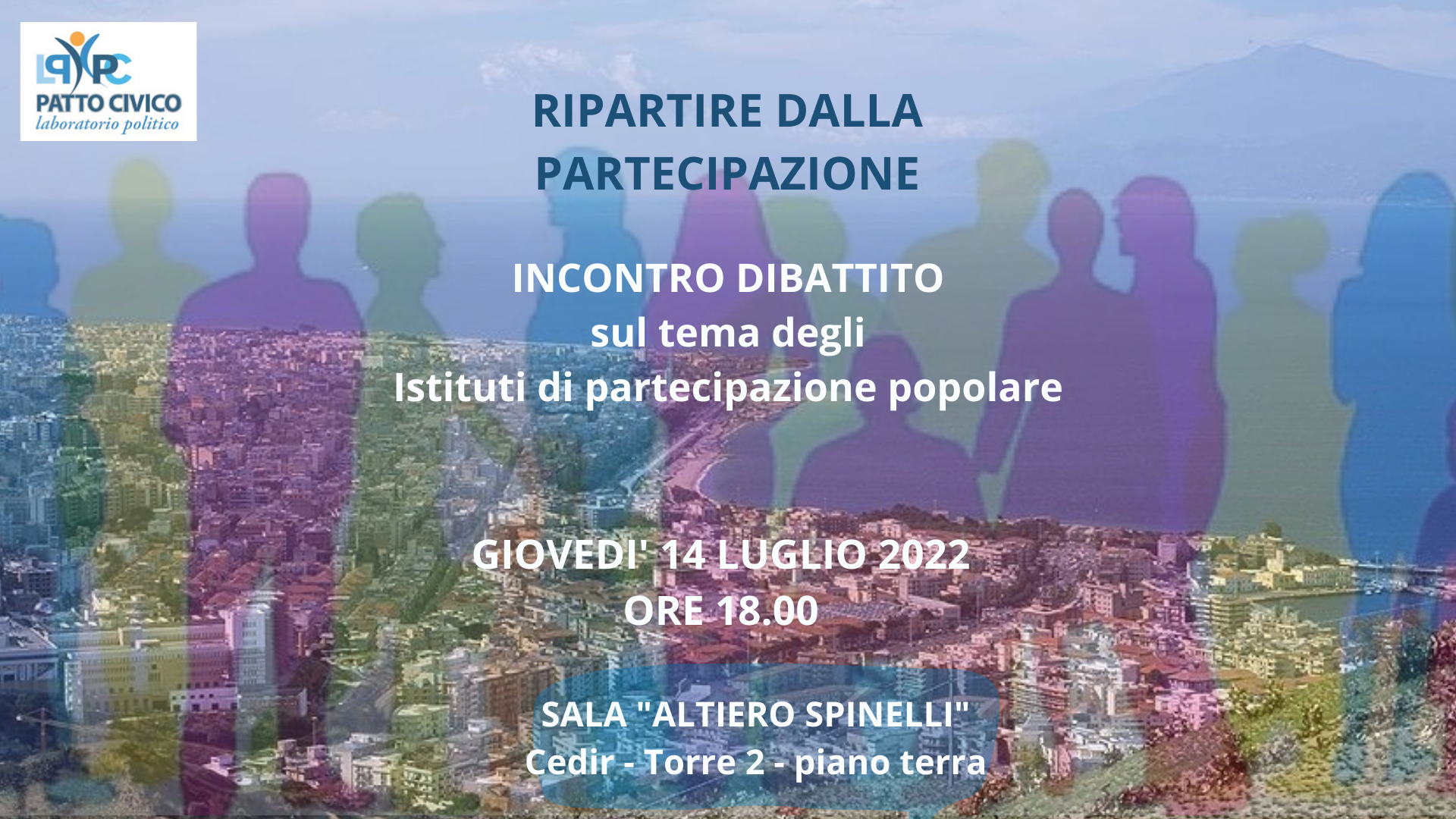 Evento Ripartire dalla partecipazione