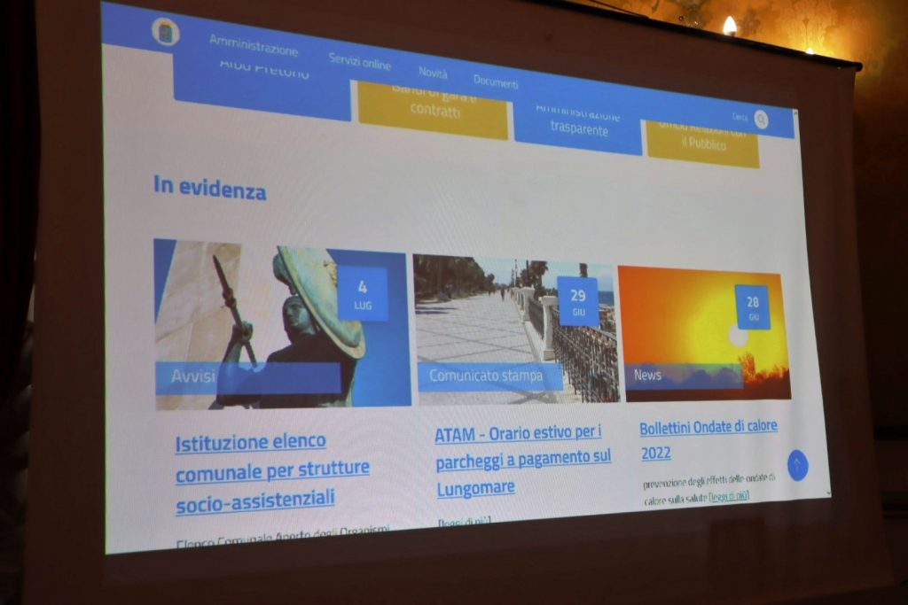 Foto sito nuovo Comune Reggio Calabria