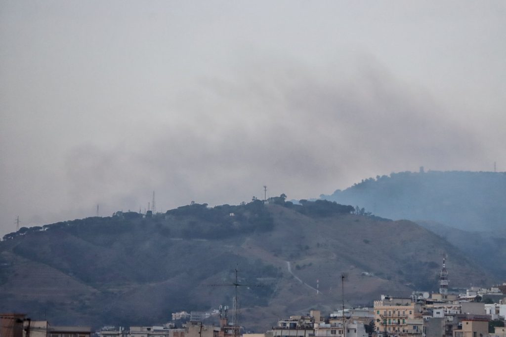 Incendio reggio calabria
