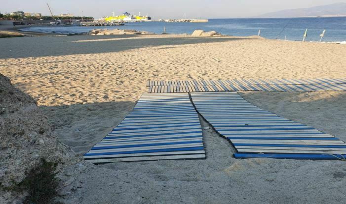 Rampa per disabili Villa San Giovanni