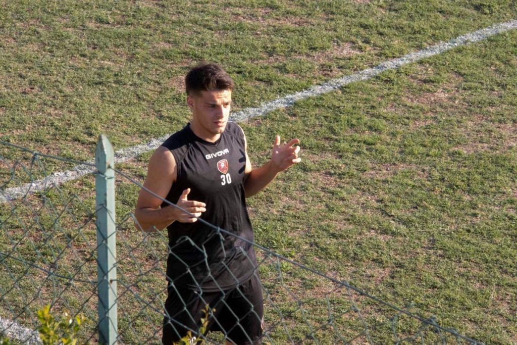 allenamento congiunto reggina-bocale niccolò pierozzi