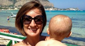 andrea mirabile madre incinta