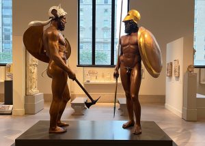 bronzi di riace metropolitan museum new york