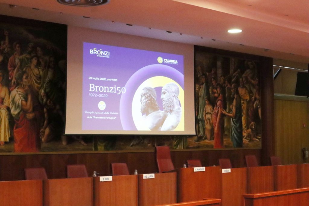 consiglio regionale bronzi di riace