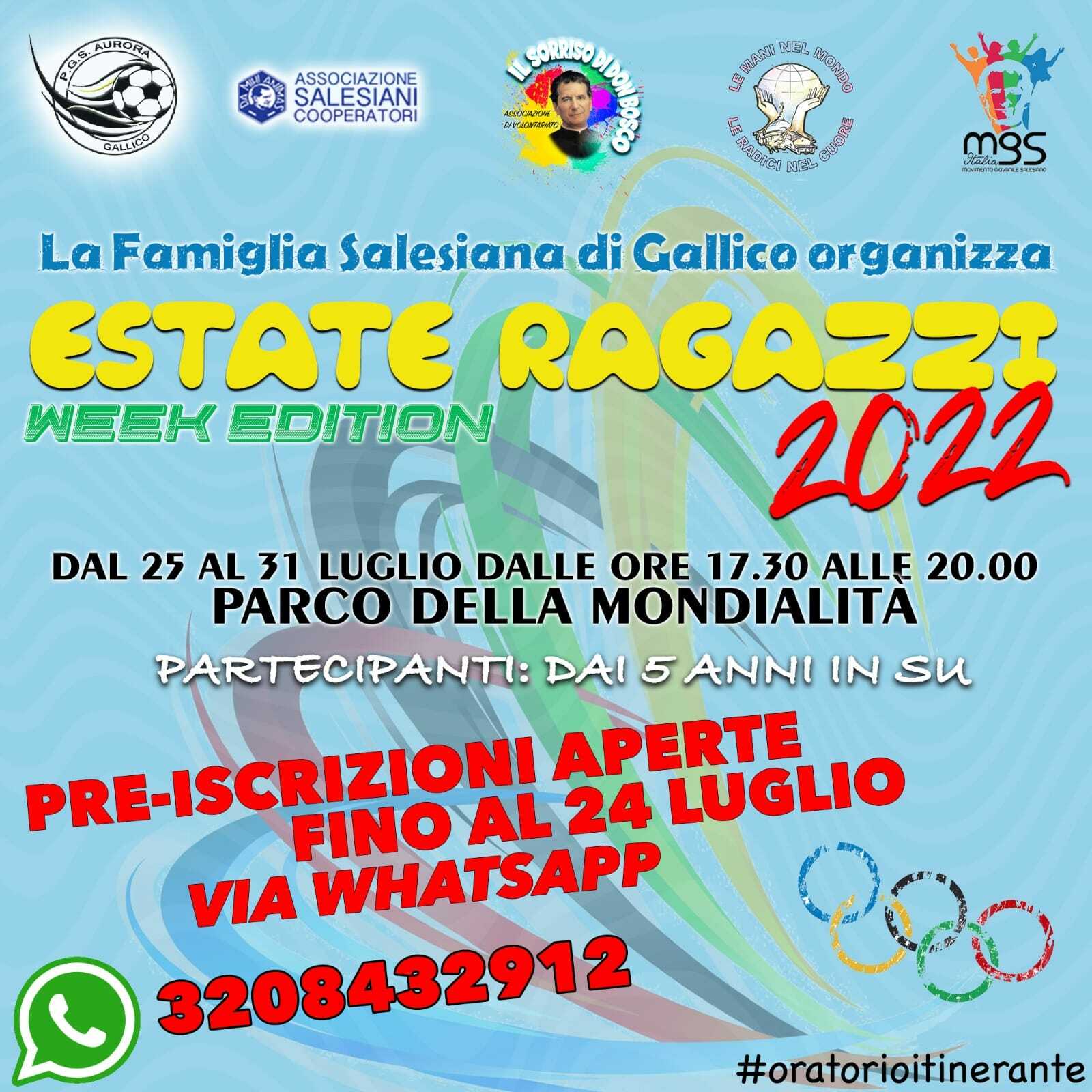 estate ragazzi gallico 2022