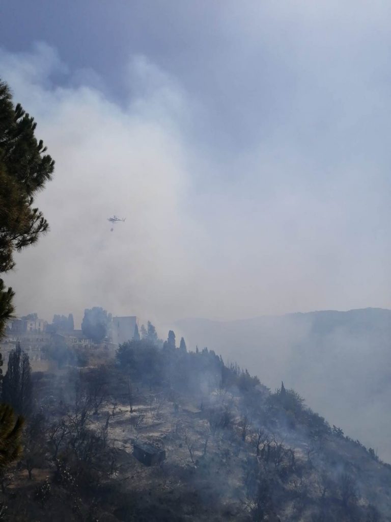 incendio gesso messina